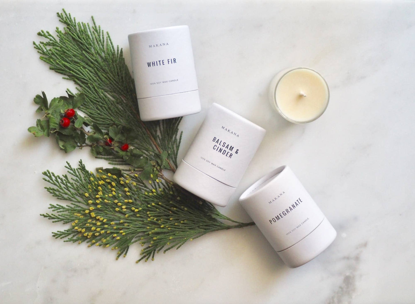 White Fir - Petite Candle 3 oz (SEASONAL)