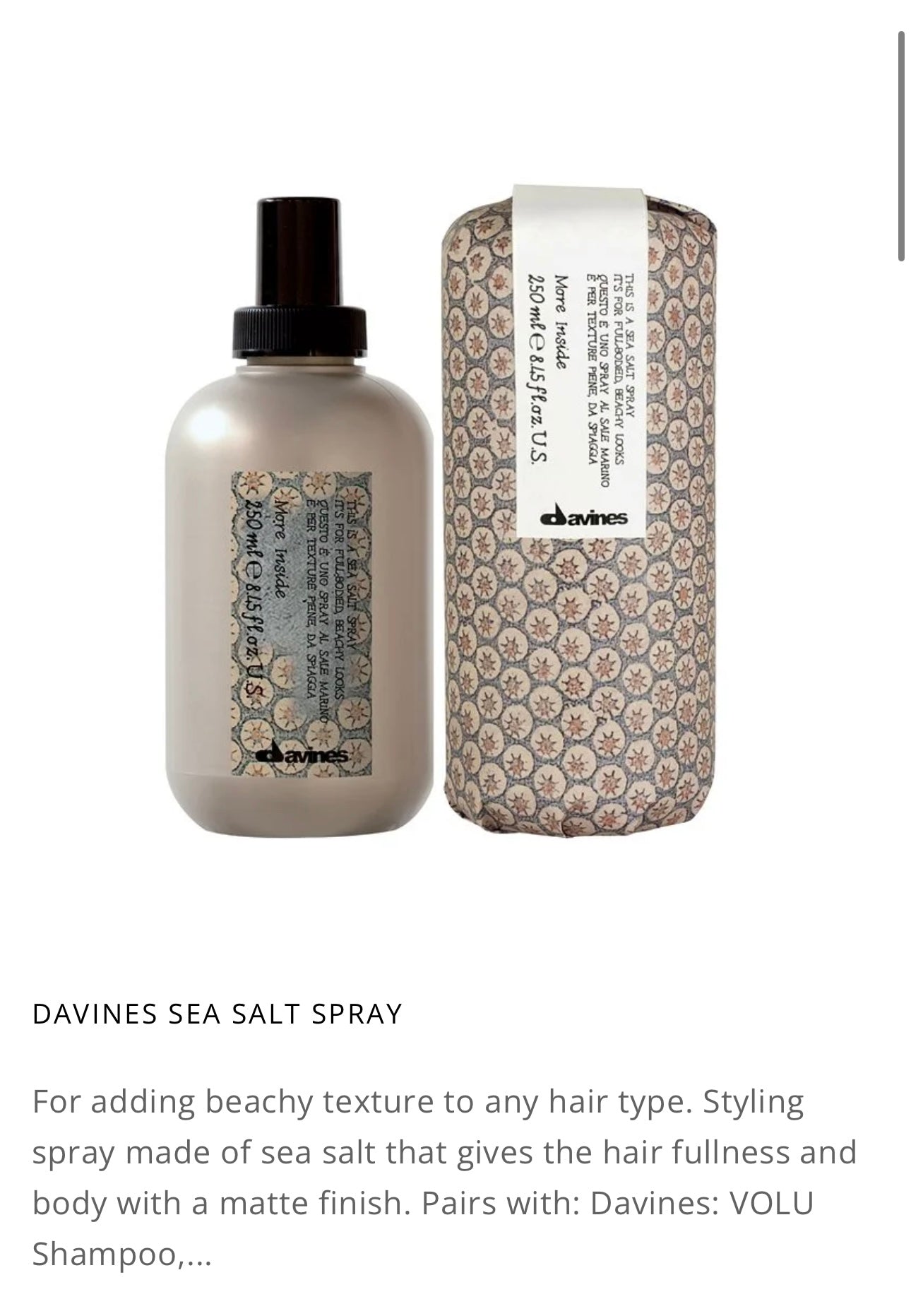 Davines - This is a Sea Salt Spray