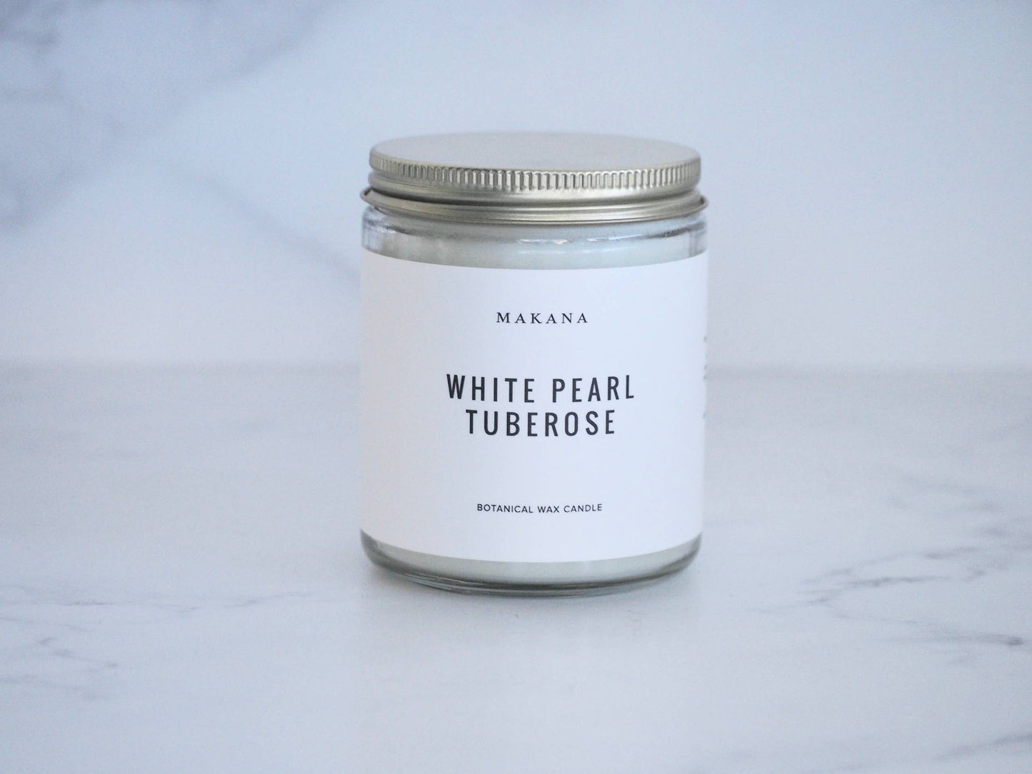 White Pearl Tuberose - Modern Apothecary Jar Candle 8 oz