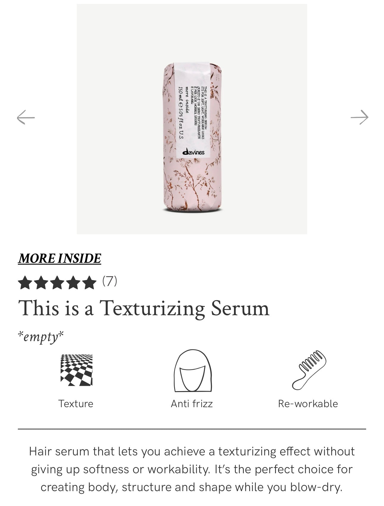Davines - This is aTexturizing Serum