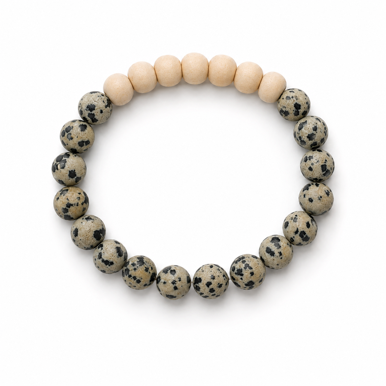Batu Suci Handmade Jewelry - Good Vibes Diffuser Bracelet | Dalmatian Jasper Aromatherapy Bracelet
