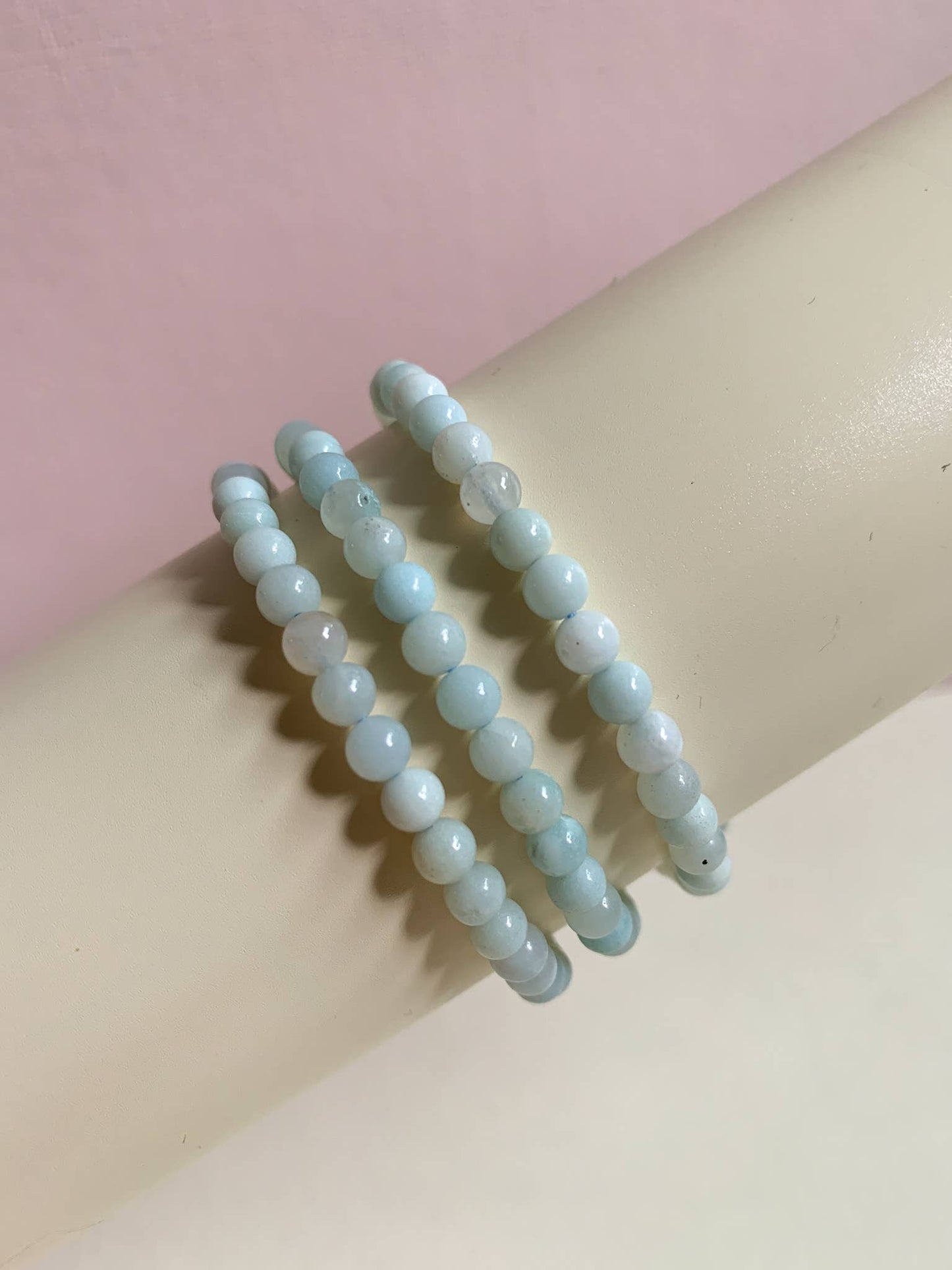 Sacred Sunday - 'INTENTION' Stacking Bracelet [AMAZONITE] - 4mm Stretch