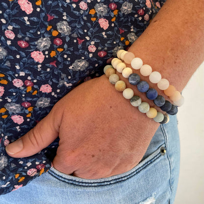 Batu Suci Handmade Jewelry - You Got This Diffuser Bracelet  |  Sodalite Aromatherapy Bracelet