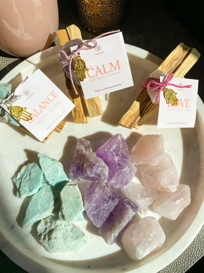 Sacred Sunday - 'BALANCE' Intention Bundle [ Palo Santo + Amazonite ]