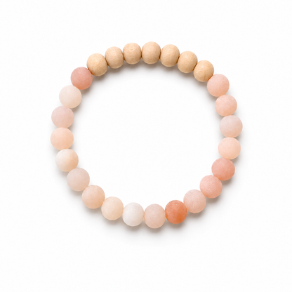 Batu Suci Handmade Jewelry - Love you More Diffuser Bracelet  |  Pink Aventirune Aromatherapy Bracelet