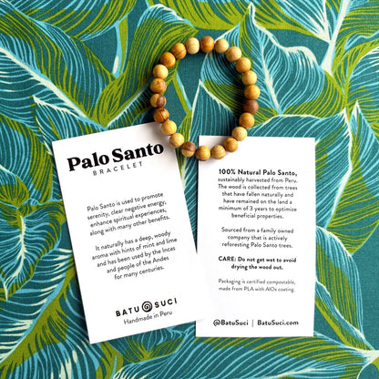 Batu Suci Handmade Jewelry - Palo Santo Bracelet
