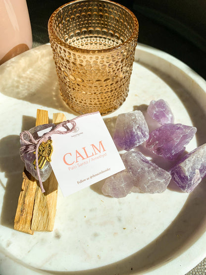 Sacred Sunday - 'CALM' Intention Bundle [ Palo Santo + Amethyst ]