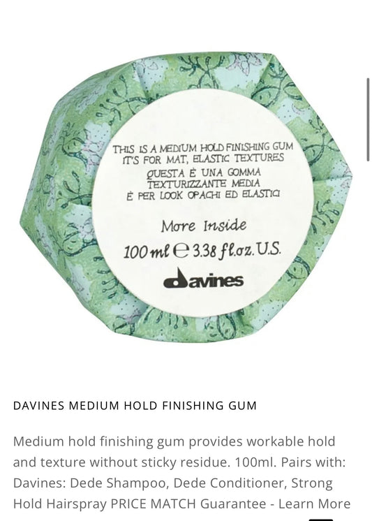 This is a Medium Hold Finishing Gum