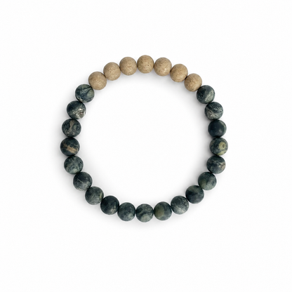 Batu Suci Handmade Jewelry - You Da Man Diffuser Bracelet  |  Men's Kambaba Jasper