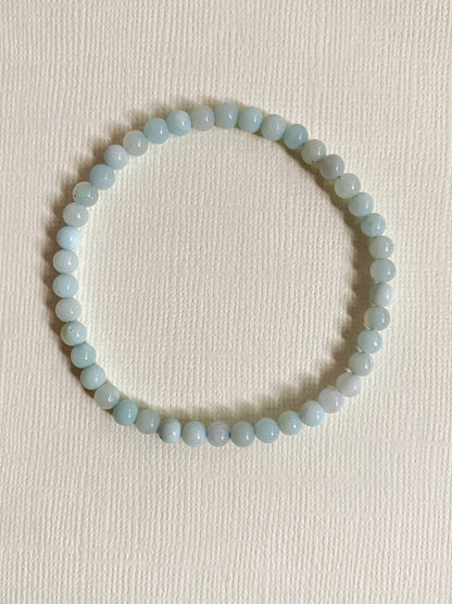 Sacred Sunday - 'INTENTION' Stacking Bracelet [AMAZONITE] - 4mm Stretch